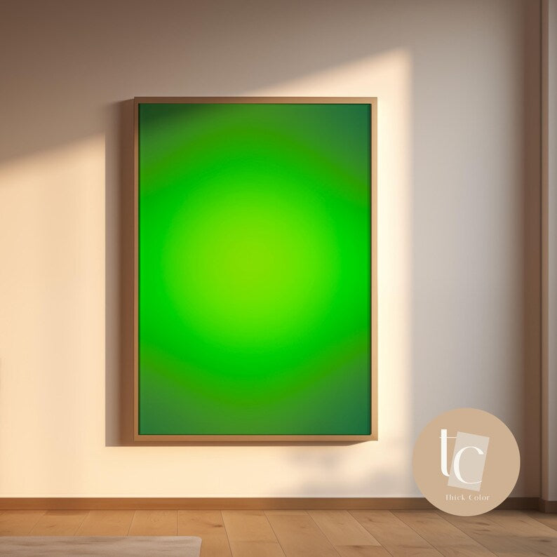 Aura gradient prints in multiple colors