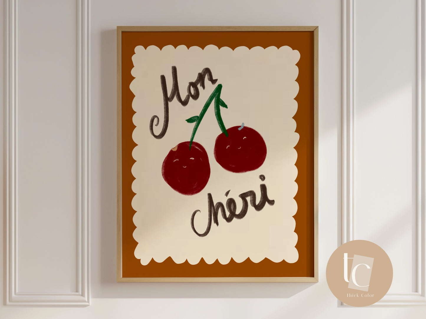 Mon chérie Nursery Print