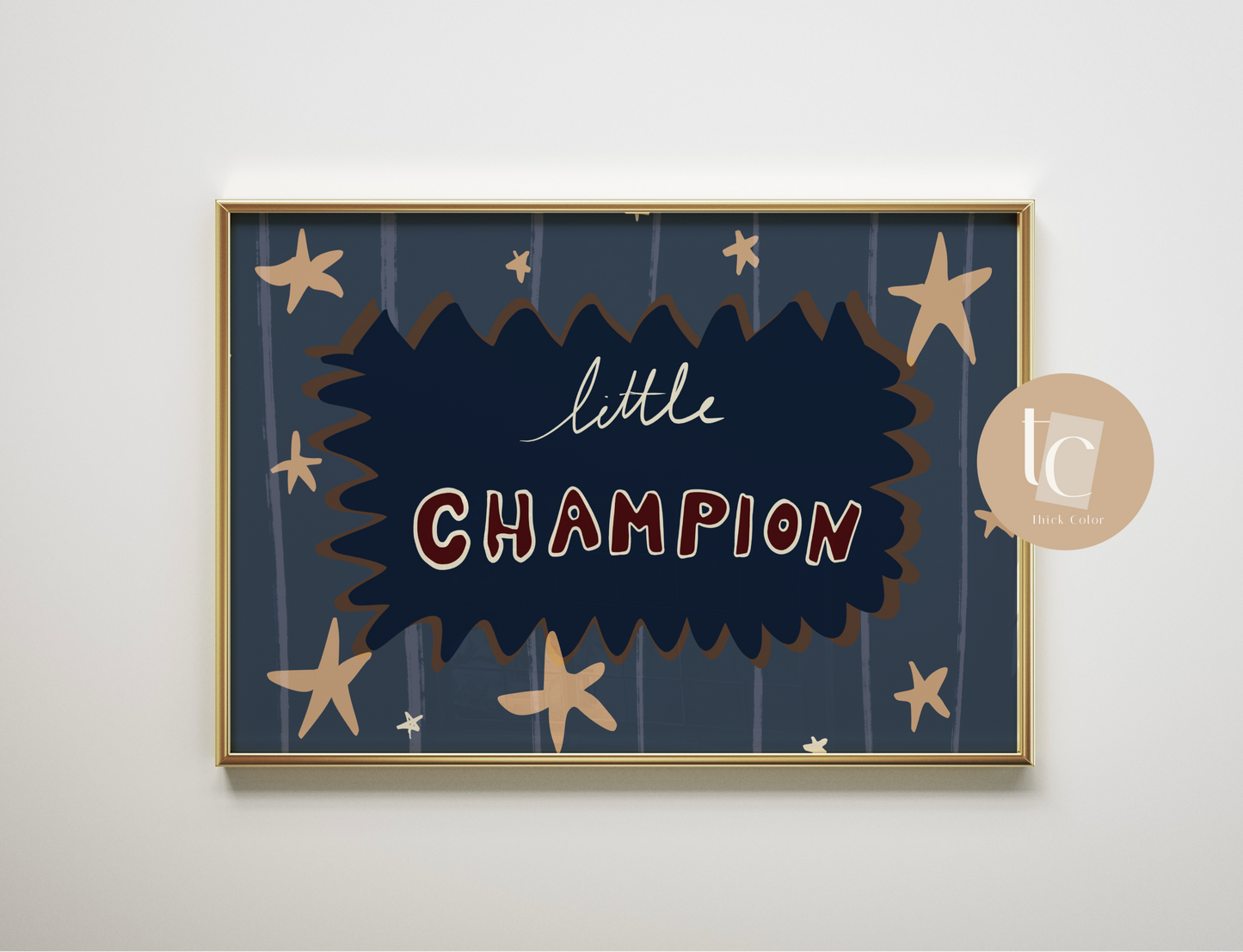 Little Champion Nursery Print