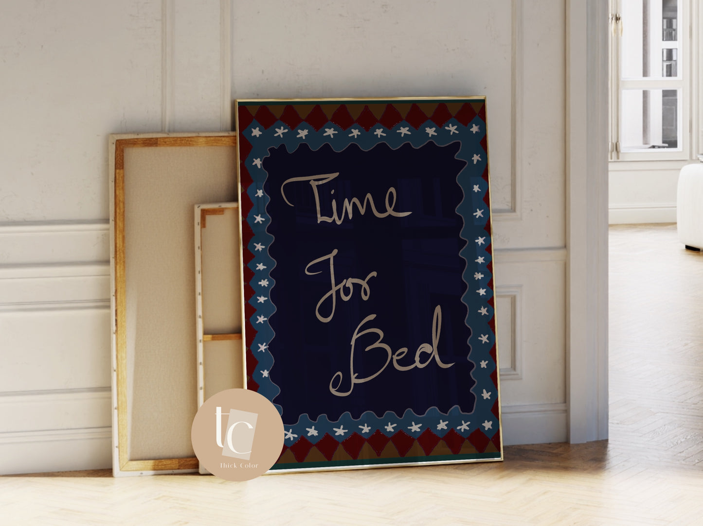 Time for bed canvas print
