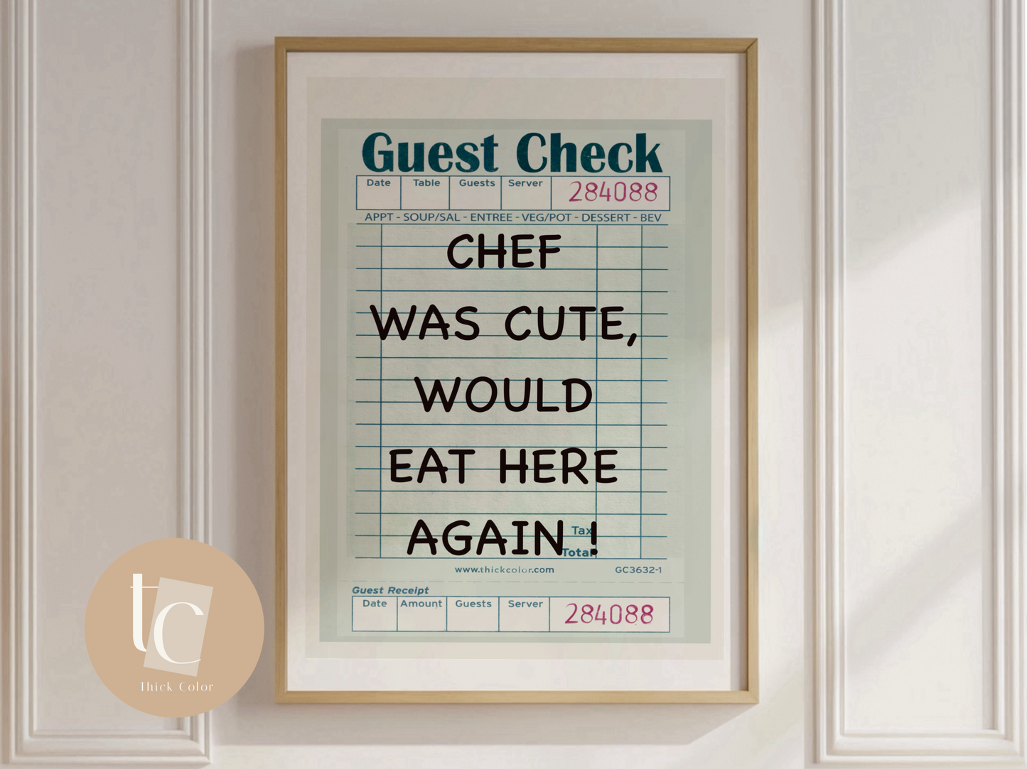 Chef was cute would eat here again wall art funny Print kitchen Wall Art canvas Prints Hallway Posters kitchen Posters chef Physical Print