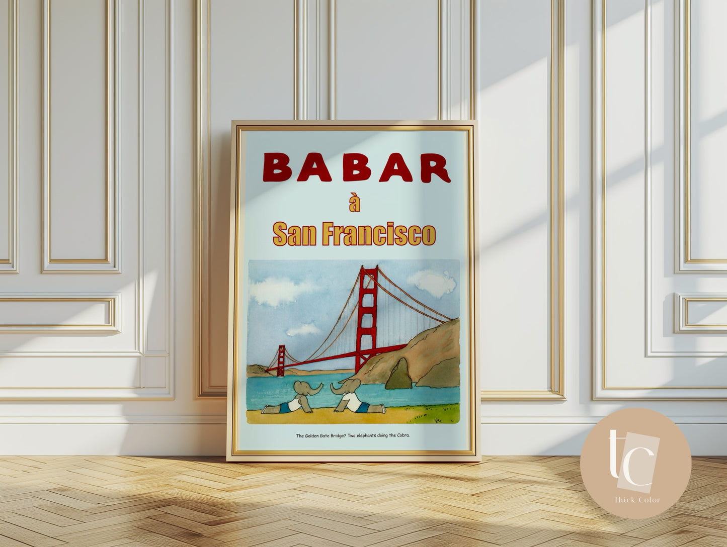 Babar set of 3 Nursery prints