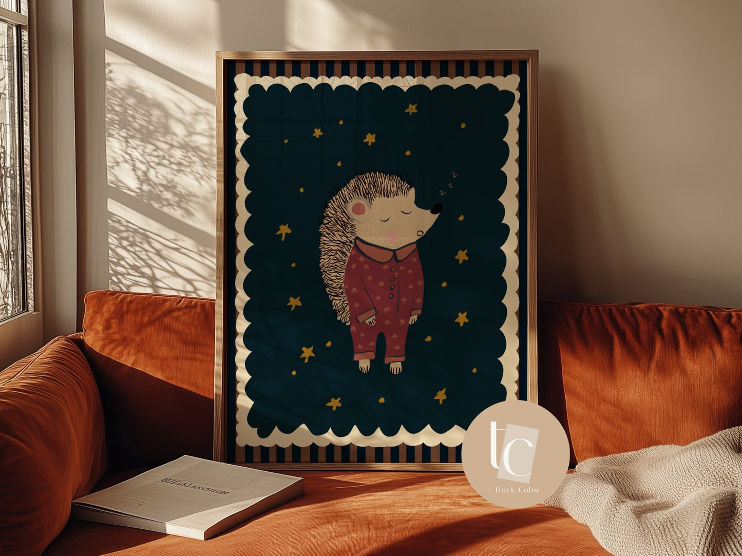 Set of 6 Woodland Animals in Pajamas