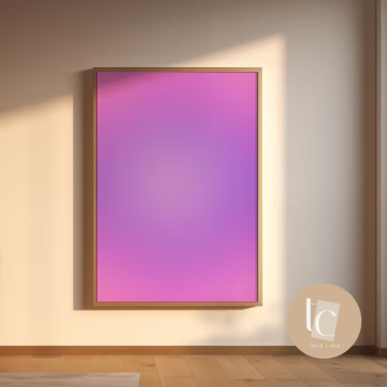 Aura gradient prints in multiple colors