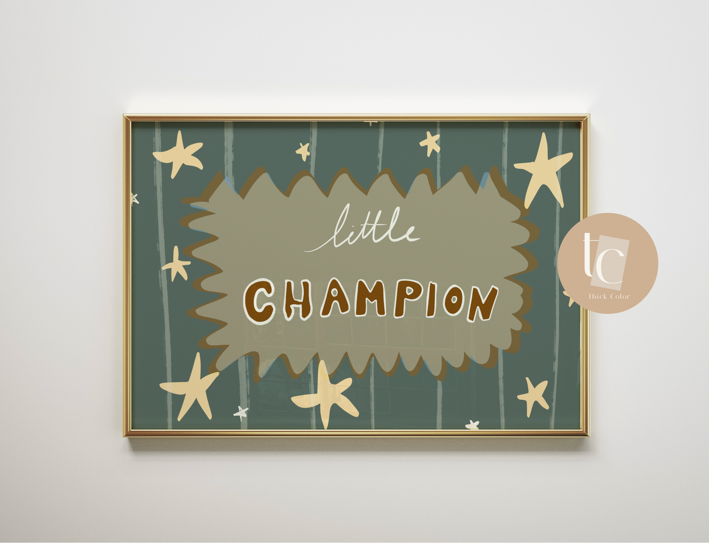 Little Champion Nursery Print