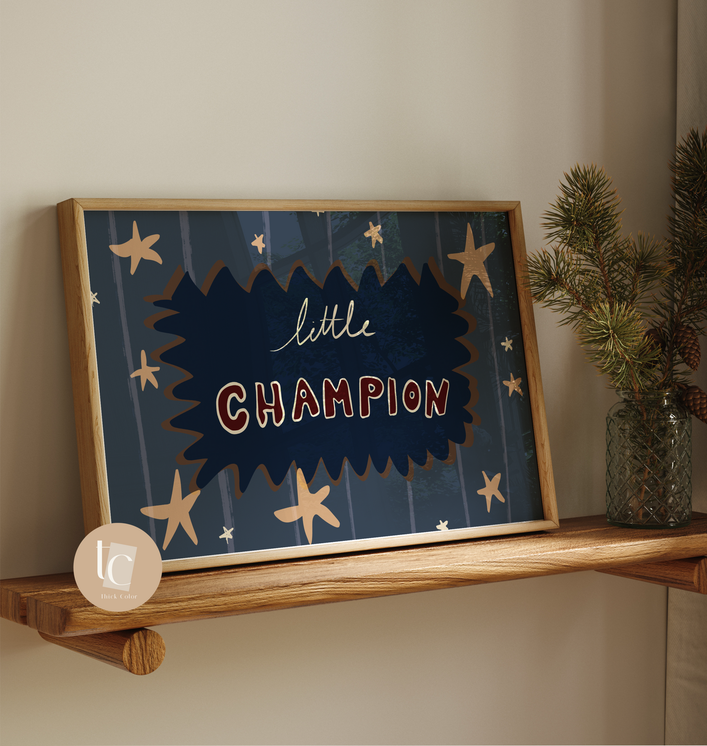 Little Champion Nursery Print