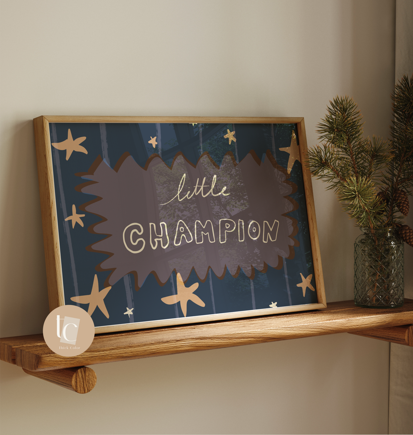 Little Champion Nursery Print