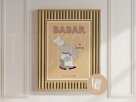 Babar le petit éléphant as a Baker