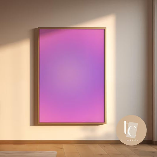 Aura gradient Pink print