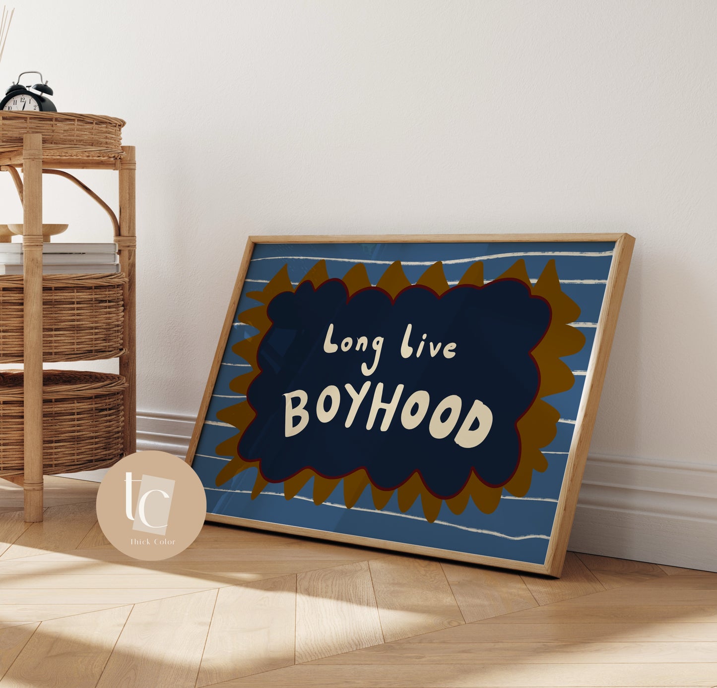 Long Live Boyhood Nursery Print