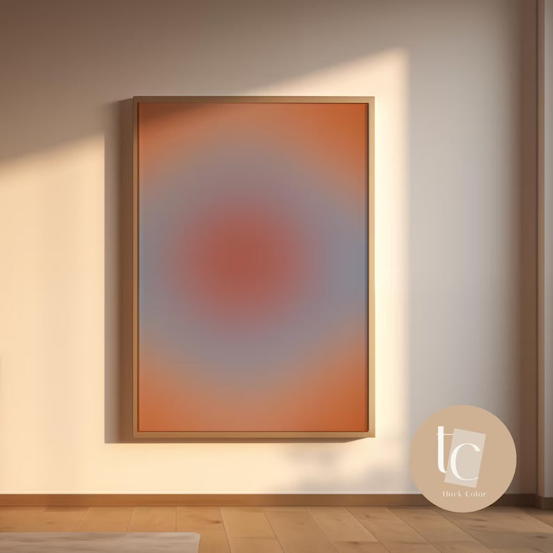 Aura gradient prints in multiple colors