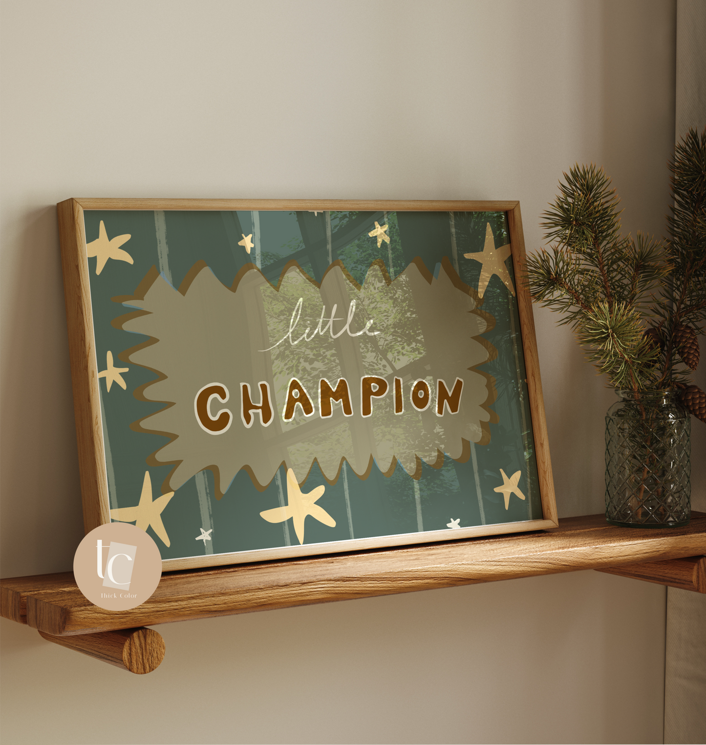 Little Champion Nursery Print