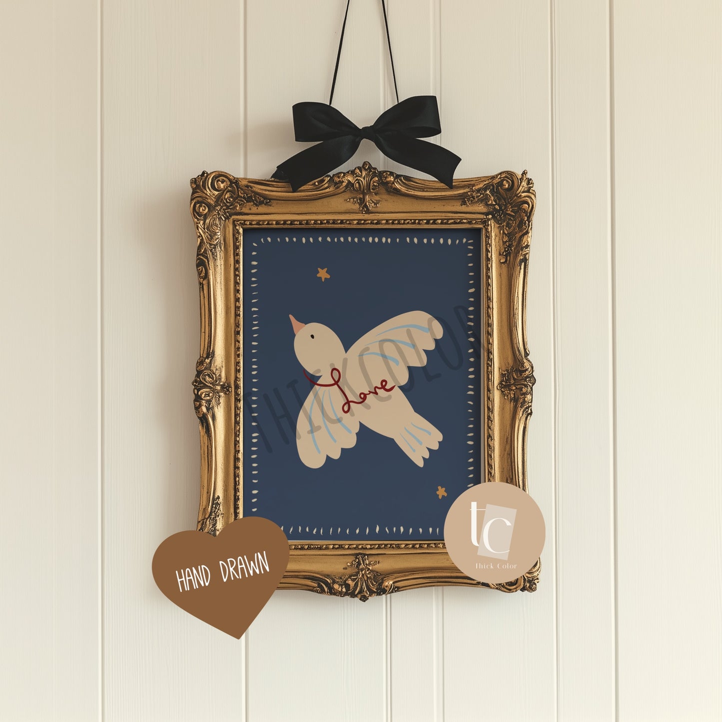 Nursery Peace and Love Print