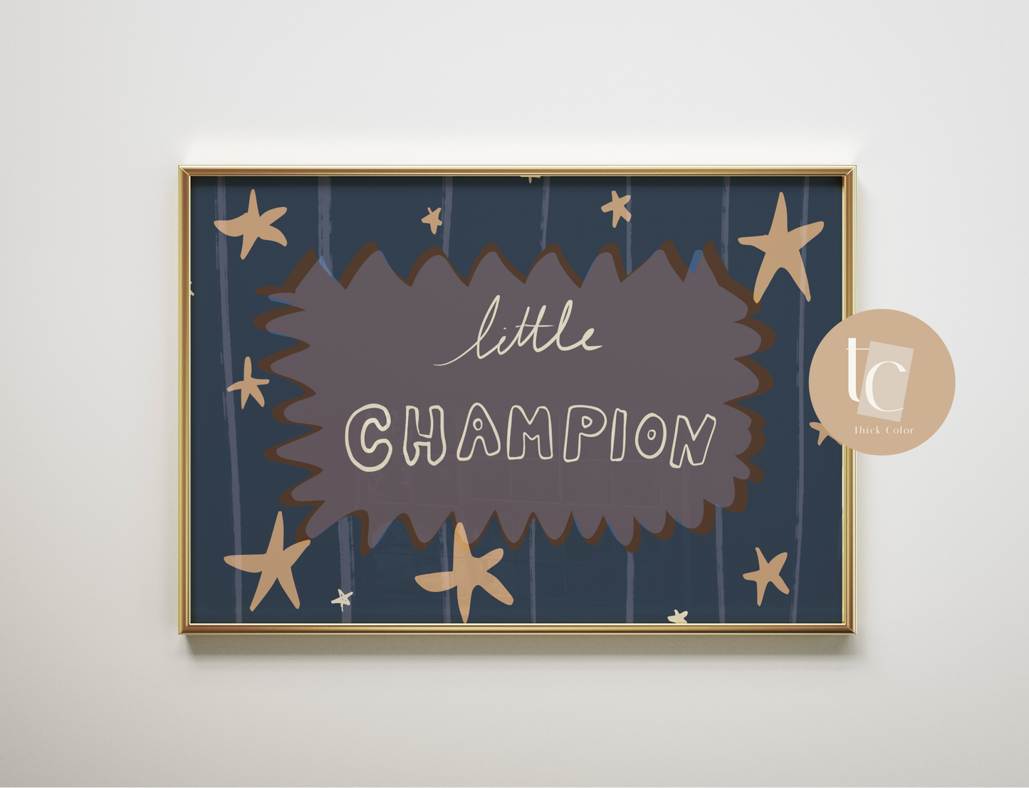 Little Champion Nursery Print