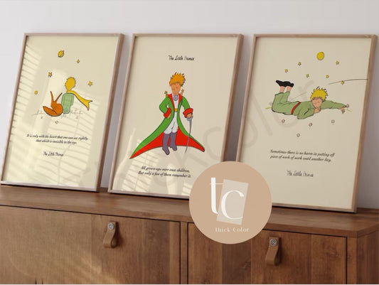 Le petit prince set of 3