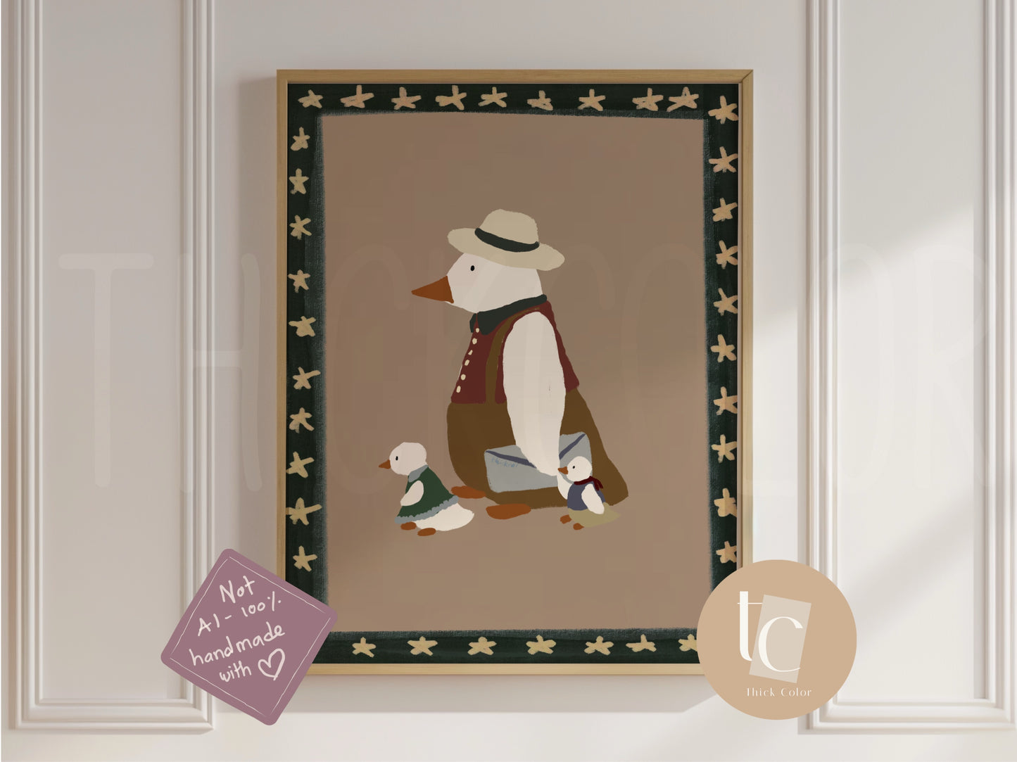 A Silly Goose Family Print