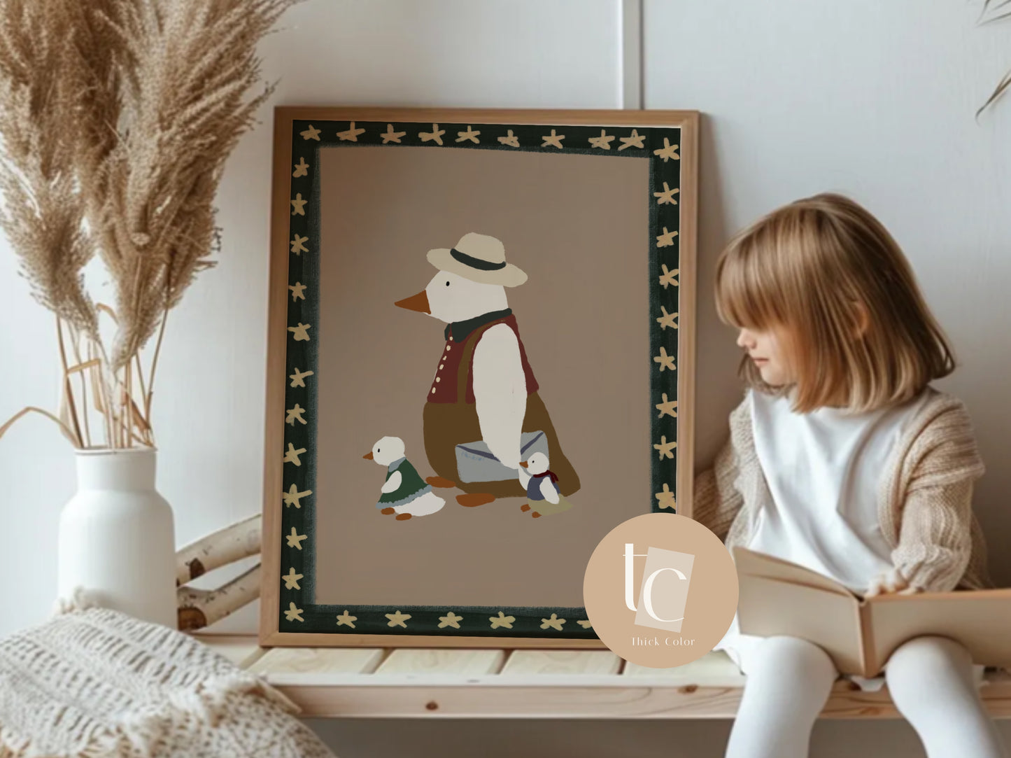 A Silly Goose Family Print