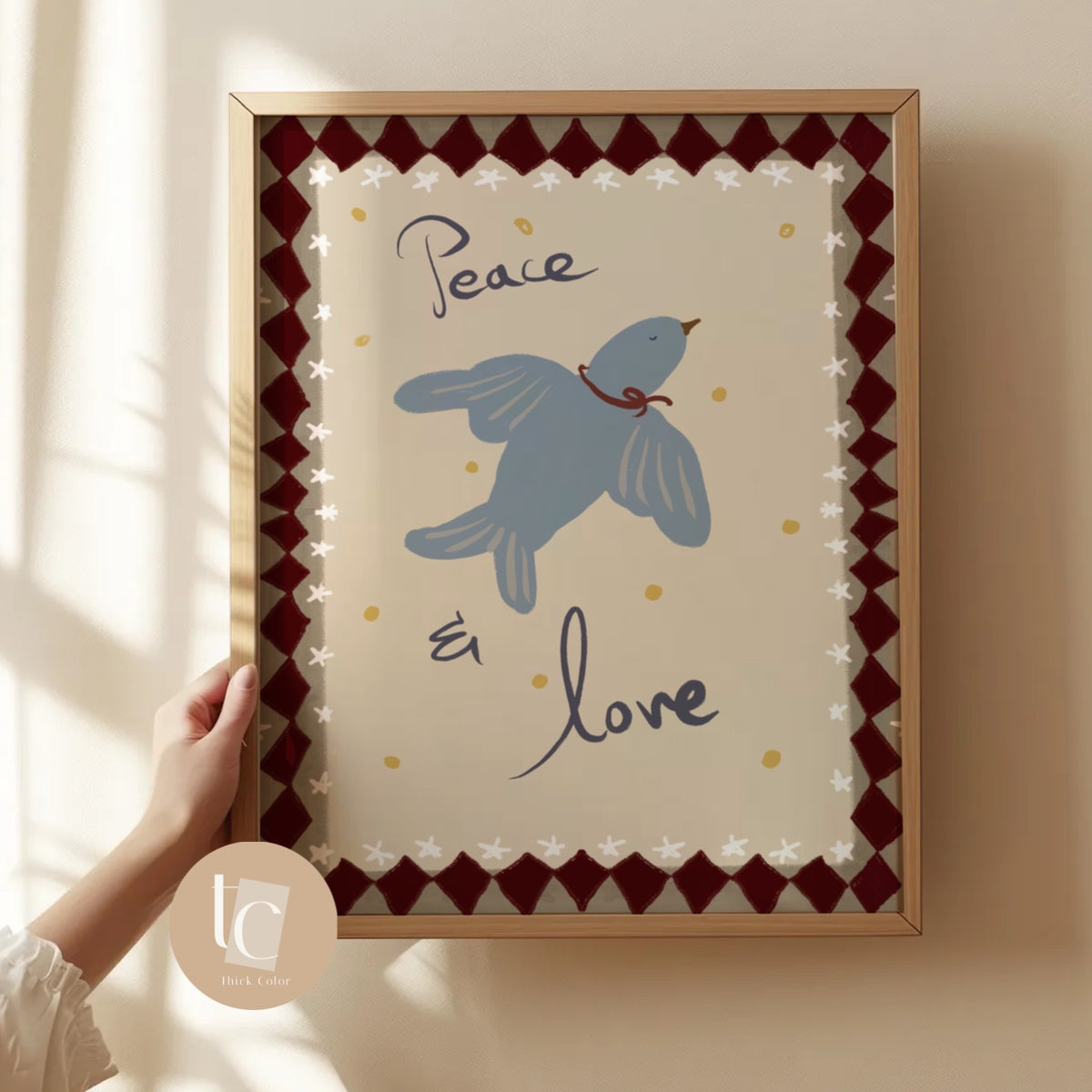 Peace and Love Canvas Print