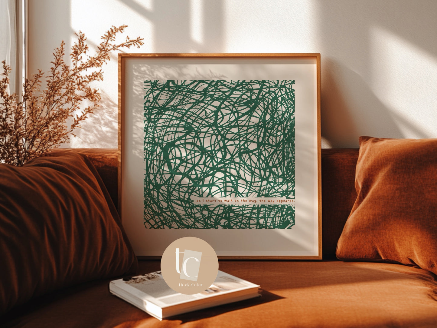 As I start to walk, the way appears print