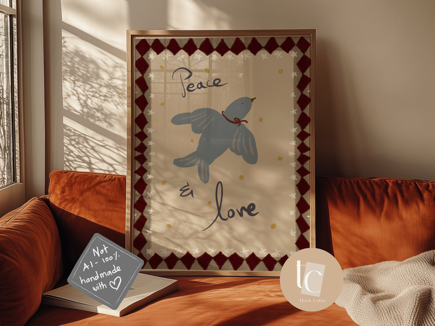 Peace and Love Canvas Print