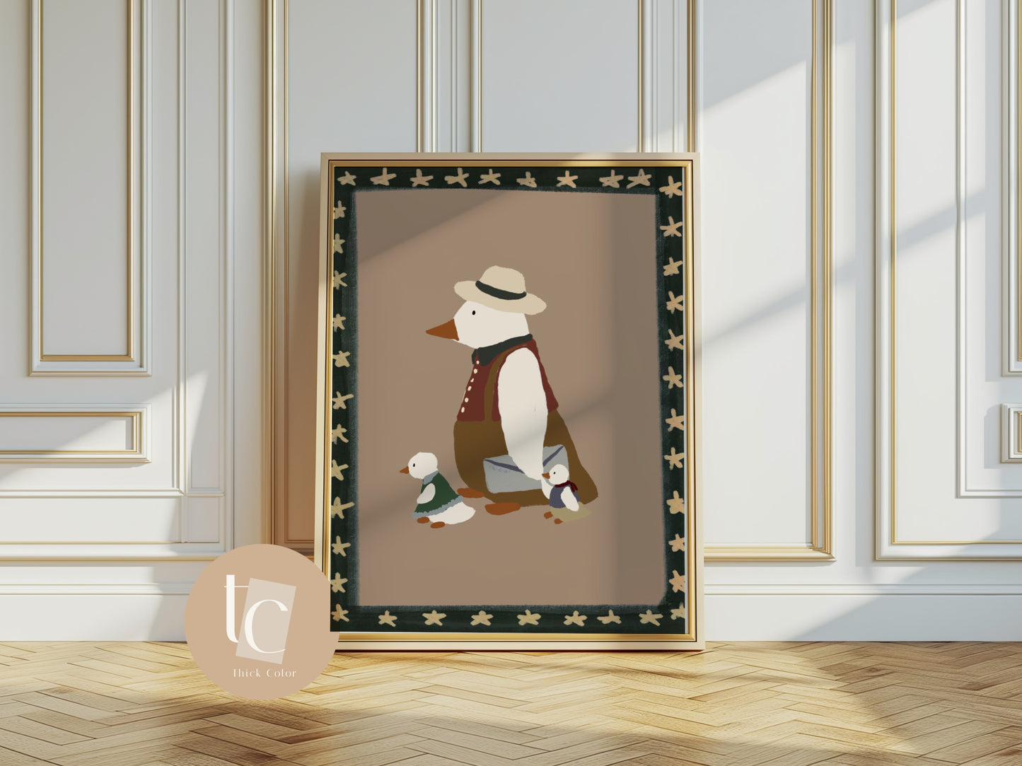 A Silly Goose Family Print