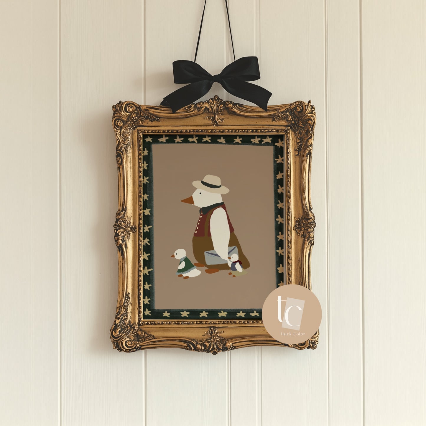 A Silly Goose Family Print