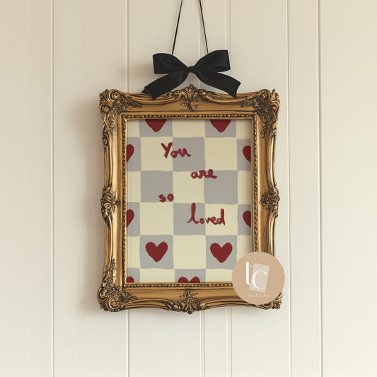 You are so Loved Nursery Print