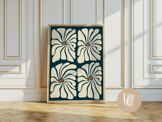 Botanical abstract canvas print set botanical print wall art vintage botanical art green yellow neutral home decor