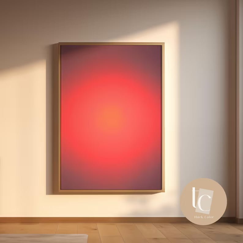 Aura gradient prints in multiple colors